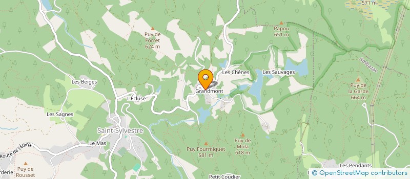 localisation de l'entreprise MADAME MALOU LEBEAU  SAINT-SYLVESTRE