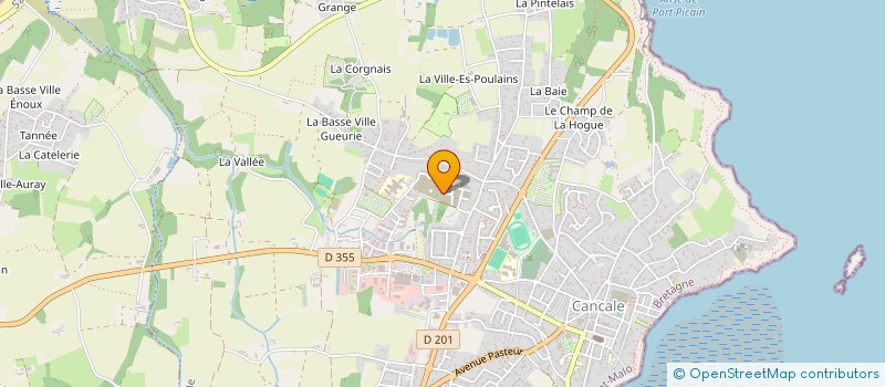 localisation de l'entreprise MADAME MALOU MOREL  CANCALE