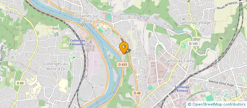 localisation de l'entreprise MADAME MALOU VERDOJA  FONTAINES-SUR-SAONE