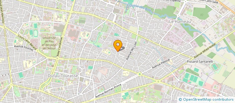 localisation de l'entreprise MADAME MALVINA AMORIM CERQUEIRA à PAU