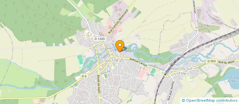 localisation de l'entreprise MADAME MALVINA AUDROIN à IS-SUR-TILLE