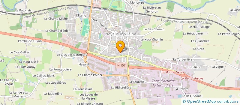 localisation de l'entreprise MADAME MALVINA CRET  NOYAL-SUR-VILAINE