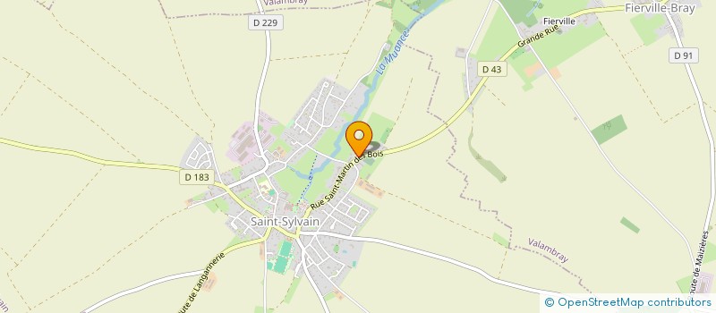 localisation de l'entreprise MADAME MALVINA DANQUIGNY  SAINT-SYLVAIN