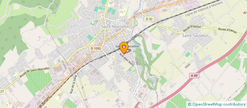 localisation de l'entreprise MADAME MALVINA DELMAIRE  SAINT-MARCELLIN