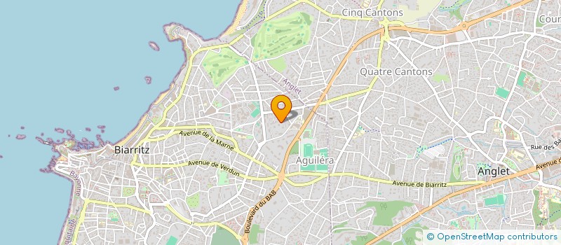 localisation de l'entreprise MADAME MALVINA DHIVER à BIARRITZ