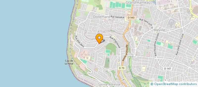 localisation de l'entreprise MADAME MALVINA FERREIRA PEIXOTO RIBEIRO DE FARIA  SAINTE-ADRESSE