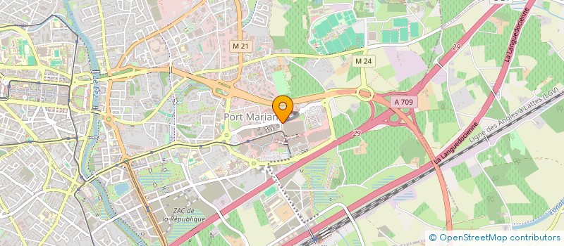 localisation de l'entreprise MADAME MALVINA GAUBERT à MONTPELLIER