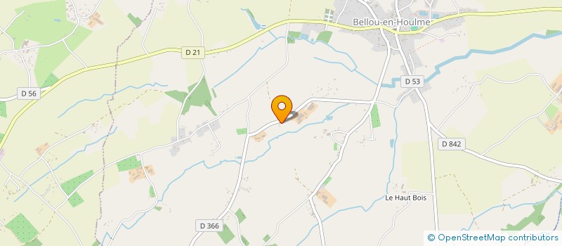 localisation de l'entreprise MADAME MALVINA HEUZE à BELLOU-EN-HOULME