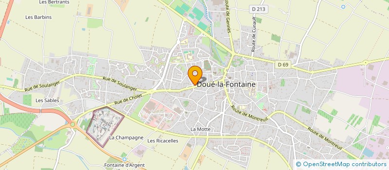 localisation de l'entreprise MADAME MALVINA LECENDRIER à DOUE-EN-ANJOU