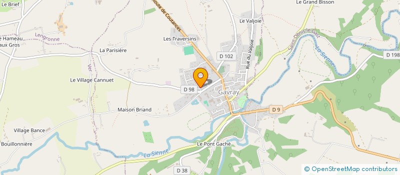 localisation de l'entreprise MADAME MALVINA LEPELTIER  GAVRAY-SUR-SIENNE