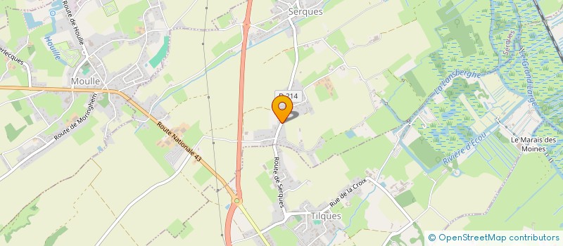 localisation de l'entreprise MADAME MALVINA LESUISSE  SERQUES