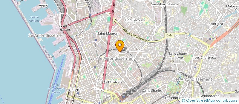 localisation de l'entreprise MADAME MALVINA MEDJBAR à MARSEILLE