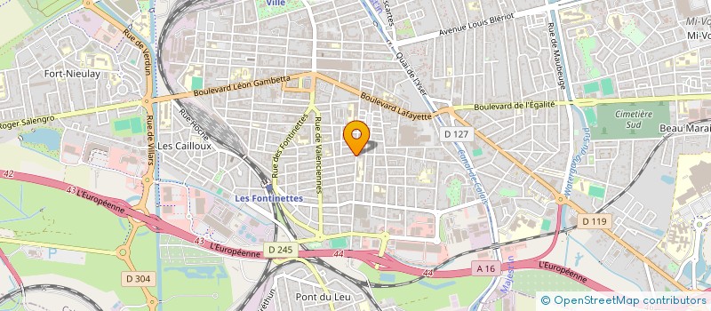 localisation de l'entreprise MADAME MALVINA MINET  CALAIS