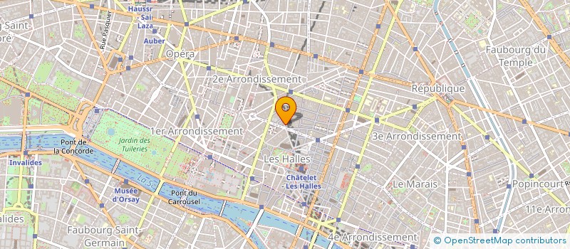 localisation de l'entreprise MADAME MALVINA MIROUX  PARIS