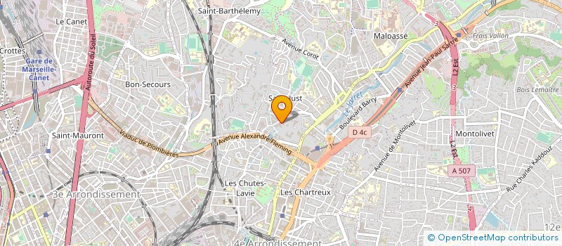 localisation de l'entreprise MADAME MALVINA NAGHIZ à MARSEILLE