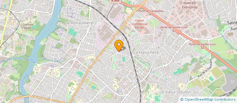 localisation de l'entreprise MADAME MALVINA POIRIER à NANTES