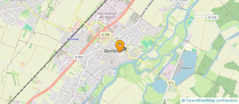 localisation de l'entreprise MADAME MALVINA REIBEL  BENFELD