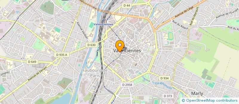 localisation de l'entreprise MADAME MALVINA SELLIER à VALENCIENNES