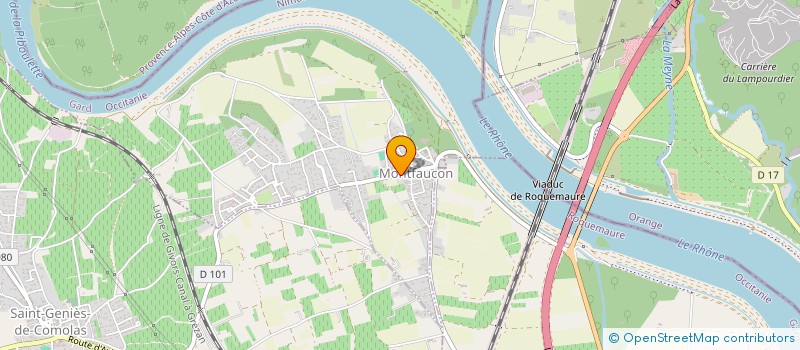 localisation de l'entreprise MADAME MALVINA SERVIERE  MONTFAUCON