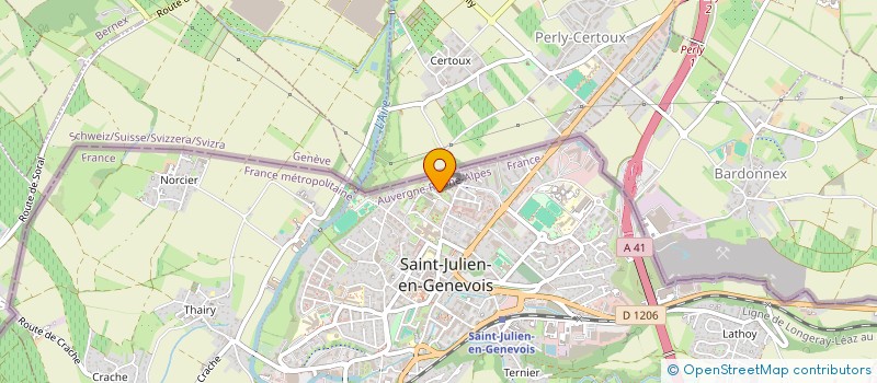 localisation de l'entreprise MADAME MALVINA SLIMI  SAINT-JULIEN-EN-GENEVOIS