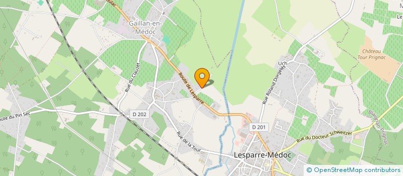 localisation de l'entreprise MADAME MALVINA YACAZZI  GAILLAN-EN-MEDOC