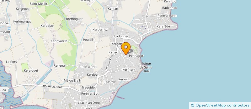 localisation de l'entreprise MADAME MALWENN MARIEL  LOCTUDY