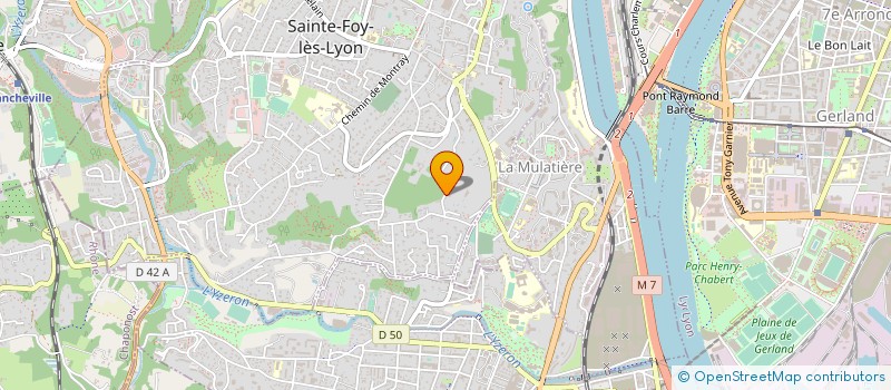 localisation de l'entreprise MADAME MALWINA LOISON  SAINTE-FOY-LES-LYON