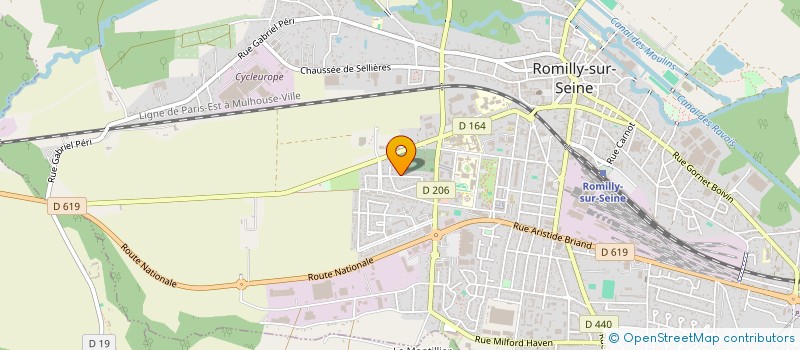 localisation de l'entreprise MADAME MALY N'DIAYE à ROMILLY-SUR-SEINE
