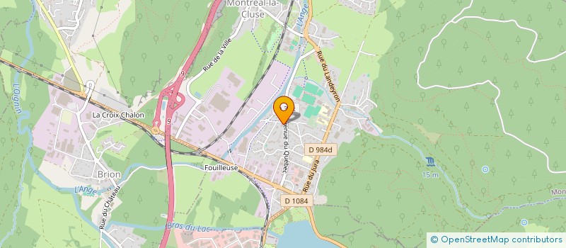 localisation de l'entreprise MADAME MALYSSIA MAZEAU  MONTREAL-LA-CLUSE