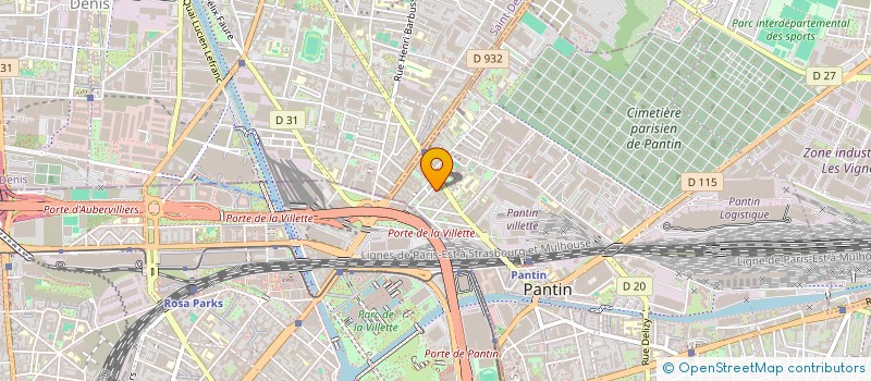 localisation de l'entreprise MADAME MAM-KUMBA MANDOZA  PANTIN