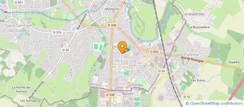 localisation de l'entreprise MADAME MAMA DIAME  ALENCON