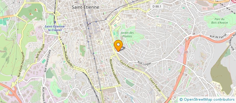 localisation de l'entreprise MADAME MAMA FOFANA  SAINT-ETIENNE