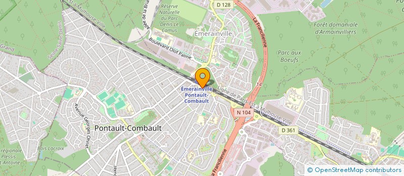 localisation de l'entreprise MADAME MAMA FOFANA  PONTAULT-COMBAULT