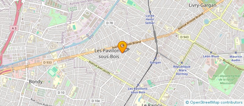 localisation de l'entreprise MADAME MAMA KAMARA à LES PAVILLONS-SOUS-BOIS