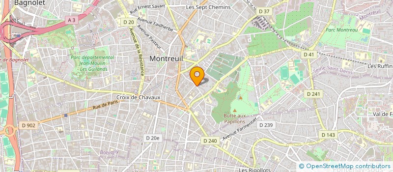 localisation de l'entreprise MADAME MAMA KARAMOKO à MONTREUIL