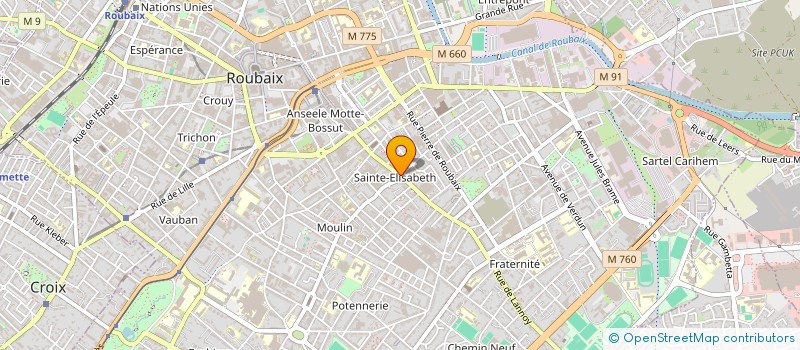 localisation de l'entreprise MADAME MAMA TOURE  ROUBAIX