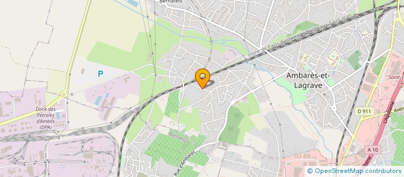 localisation de l'entreprise MADAME MAMA TRAORE  AMBARES-ET-LAGRAVE