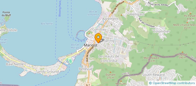 localisation de l'entreprise MADAME MAMADOU DANFA  SAINT MARTIN