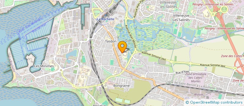 localisation de l'entreprise MADAME MAMADOU SOW  LA ROCHELLE