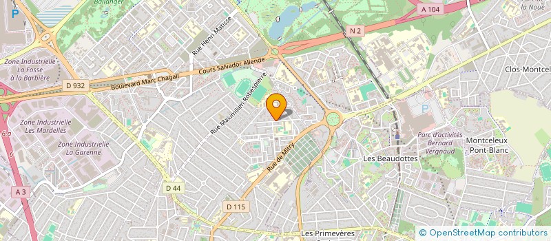 localisation de l'entreprise MADAME MAMASA DOUCOURE à AULNAY-SOUS-BOIS