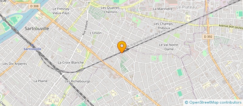 localisation de l'entreprise MADAME MAMBAGBE MEITE à HOUILLES