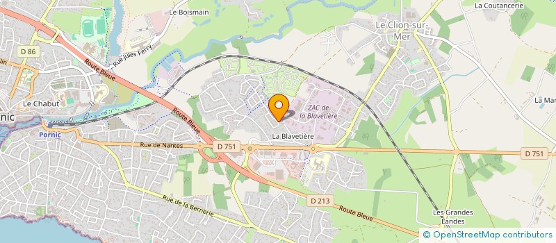 localisation de l'entreprise MADAME MAME AISSATOU THIAM  PORNIC