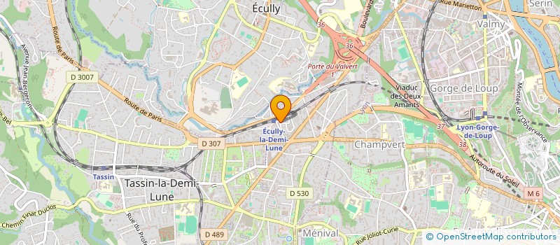 localisation de l'entreprise MADAME MAME AWA FALL  TASSIN-LA-DEMI-LUNE