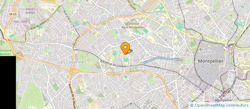 localisation de l'entreprise MADAME MAME AWA WADE  MONTPELLIER