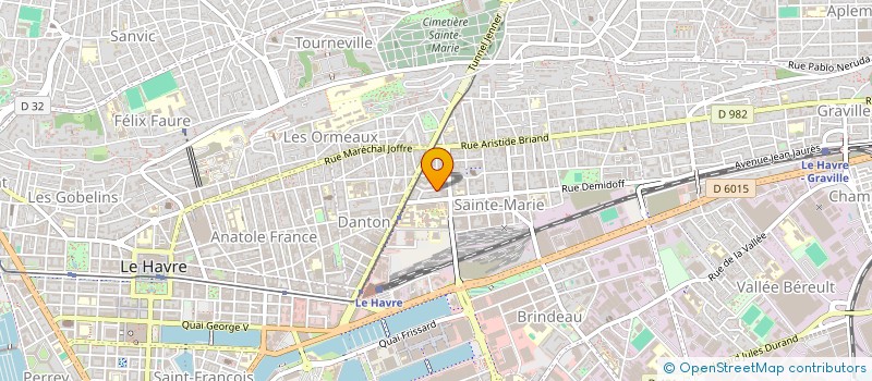 localisation de l'entreprise MADAME MAME BIGUE GNINGUE à LE HAVRE