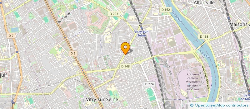 localisation de l'entreprise MADAME MAME BITEYE  VITRY-SUR-SEINE