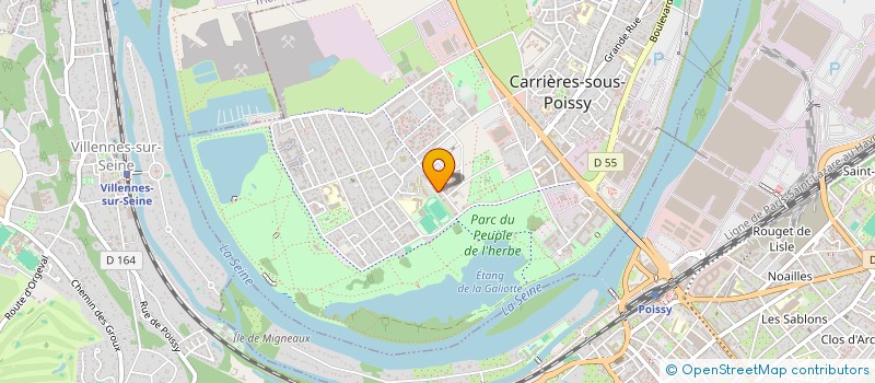 localisation de l'entreprise MADAME MAME-DIARRA DIAKHATE  CARRIERES-SOUS-POISSY