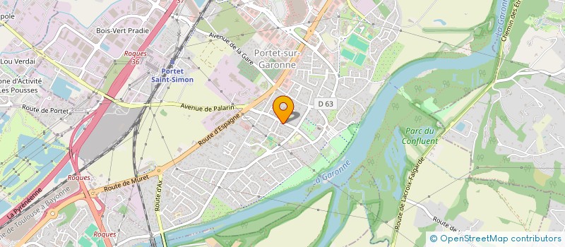 localisation de l'entreprise MADAME MAME DIEYE  PORTET-SUR-GARONNE