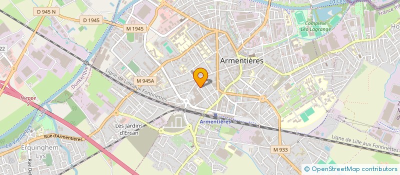 localisation de l'entreprise MADAME MAME FALL  ARMENTIERES