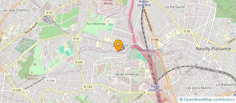 localisation de l'entreprise MADAME MAME-FATOU DIOP à MONTREUIL